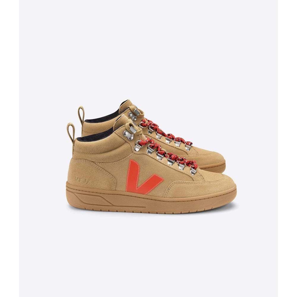 Orange Women\'s Veja RORAIMA SUEDE High Tops | AU 362GSO